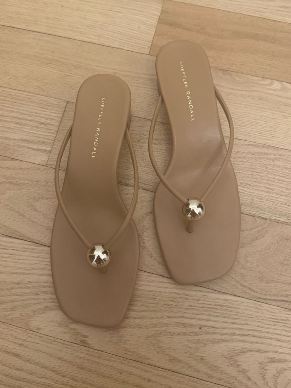 Loeffler Randall Odessa Dune Leather Heeled Sandal